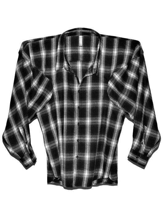 넘버 79 셔츠 블랙 플레이드